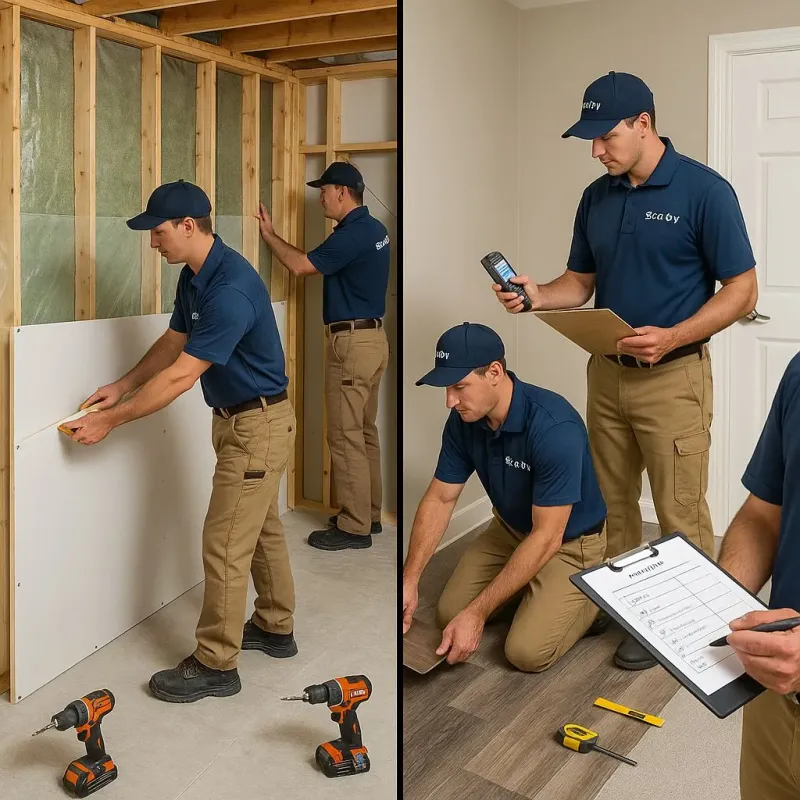 Repairs and Reconstruction process in Laurel, NY